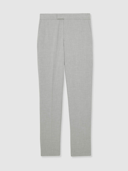 Reiss Value - Slim-Fit Internal-Drawstring Trousers in Grey