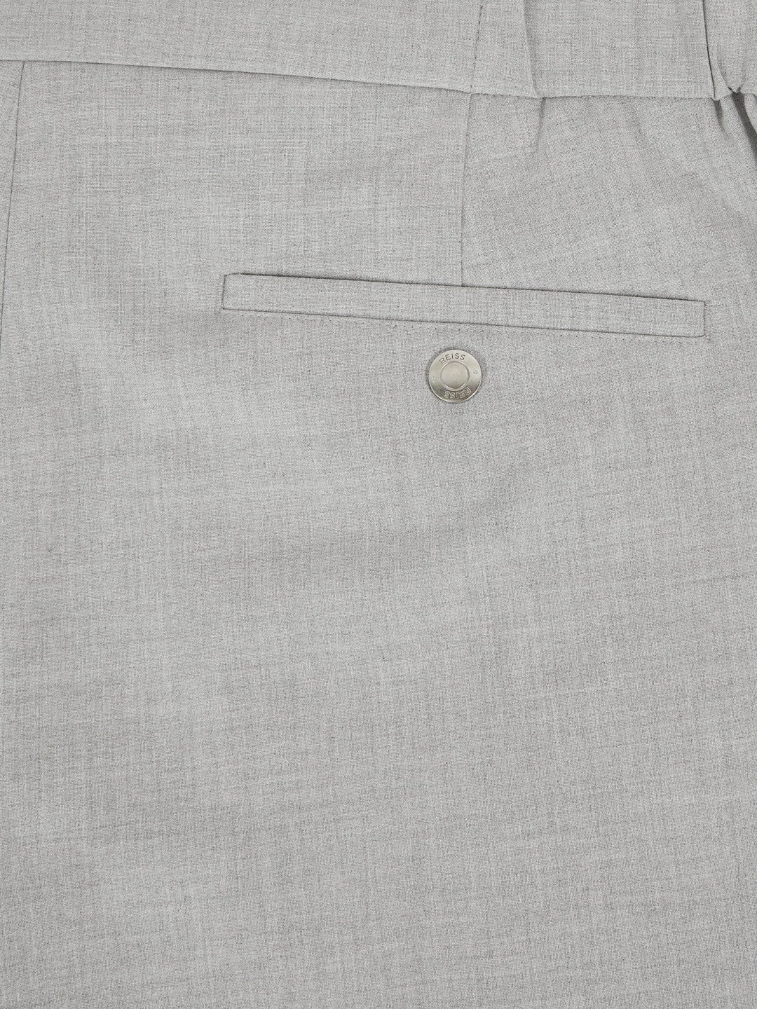 Reiss Value - Slim-Fit Internal-Drawstring Trousers in Grey