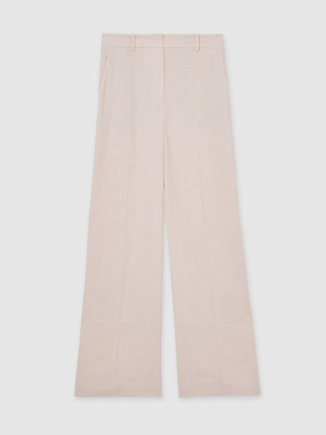 Reiss Popular Choice - Petite Wide-Leg Suit Trousers in Pink