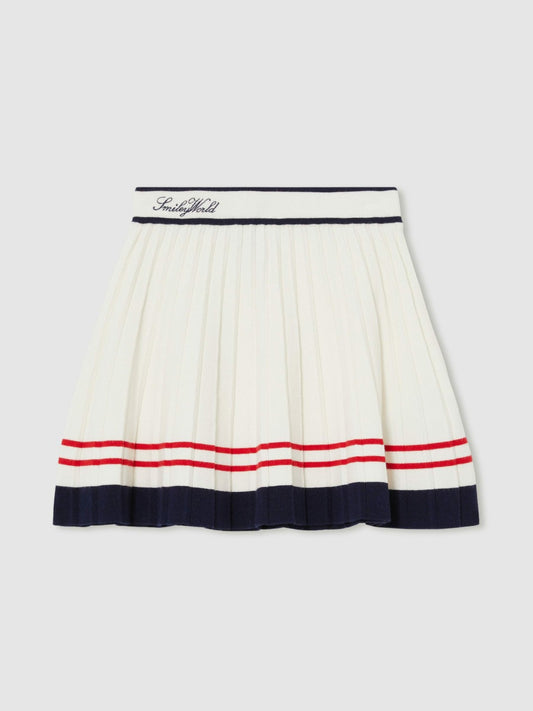 Reiss Affordable - 13-14 yrs SmileyWorld Tennis Skirt in Off White