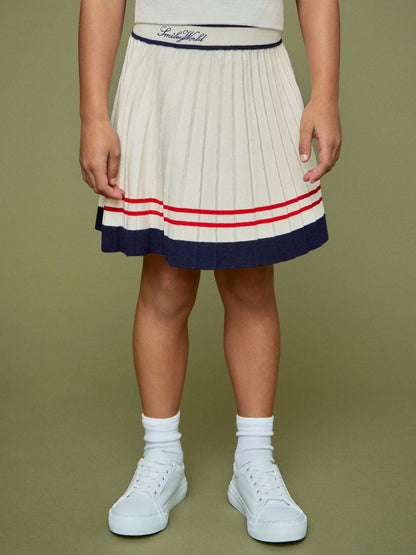 Reiss Affordable - 13-14 yrs SmileyWorld Tennis Skirt in Off White