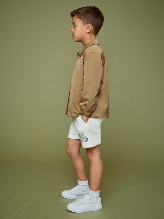 Reiss Popular Choice - 3-9 yrs SmileyWorld Harrington Jacket in Stone