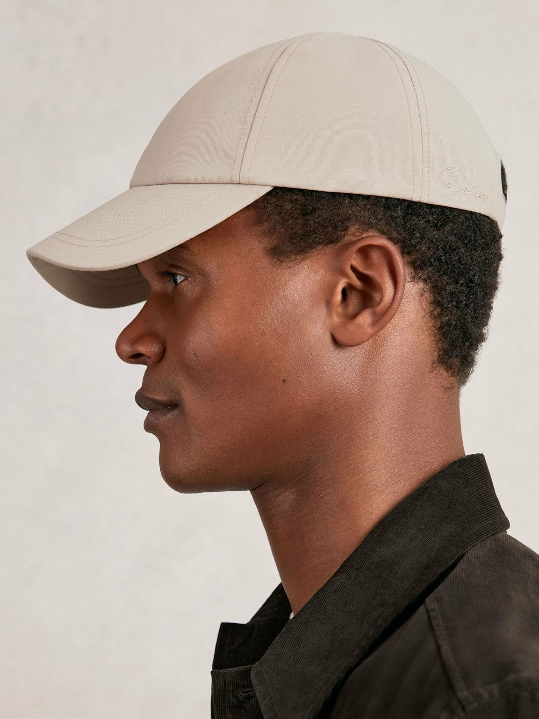 Reiss Offer - Embroidered-Logo Tech Baseball Cap in Stone