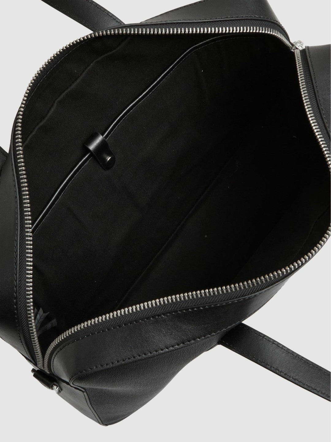 Reiss Offer - Micro-Grain Leather Briefcase in Black