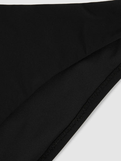 Reiss Deal - High Cut Bikini Bottoms in Black