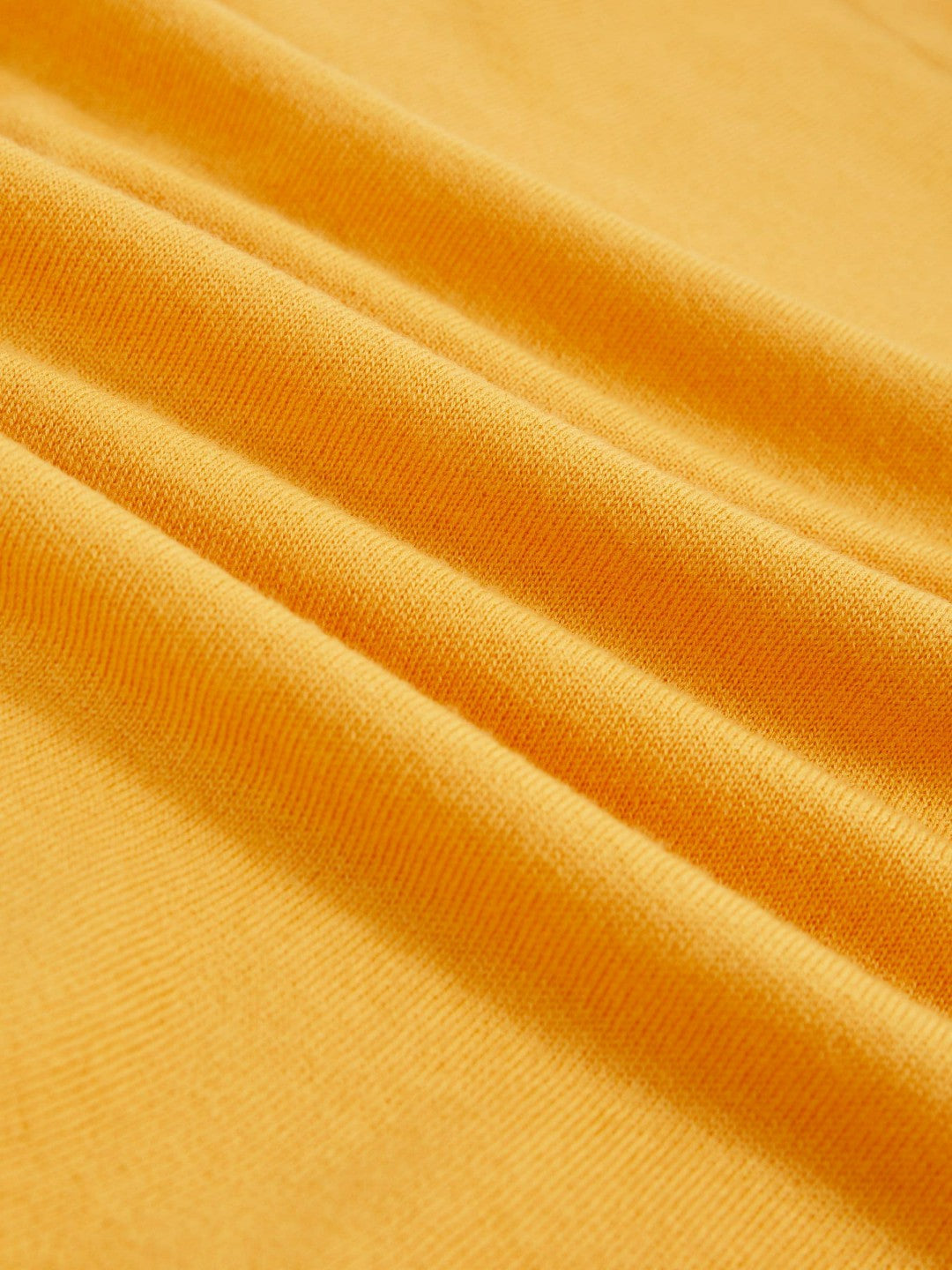 Reiss Merino Wool Crew-Neck Jumper in Yellow