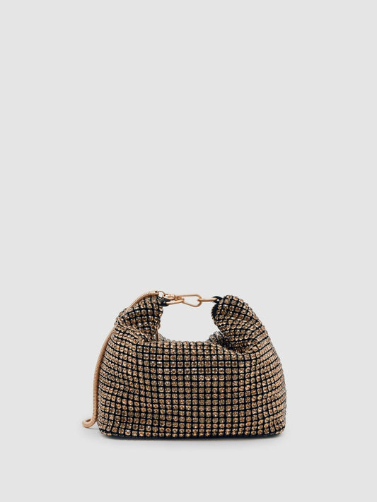 Reiss Popular Choice - Crystal Bracelet Pouch Bag in Gold