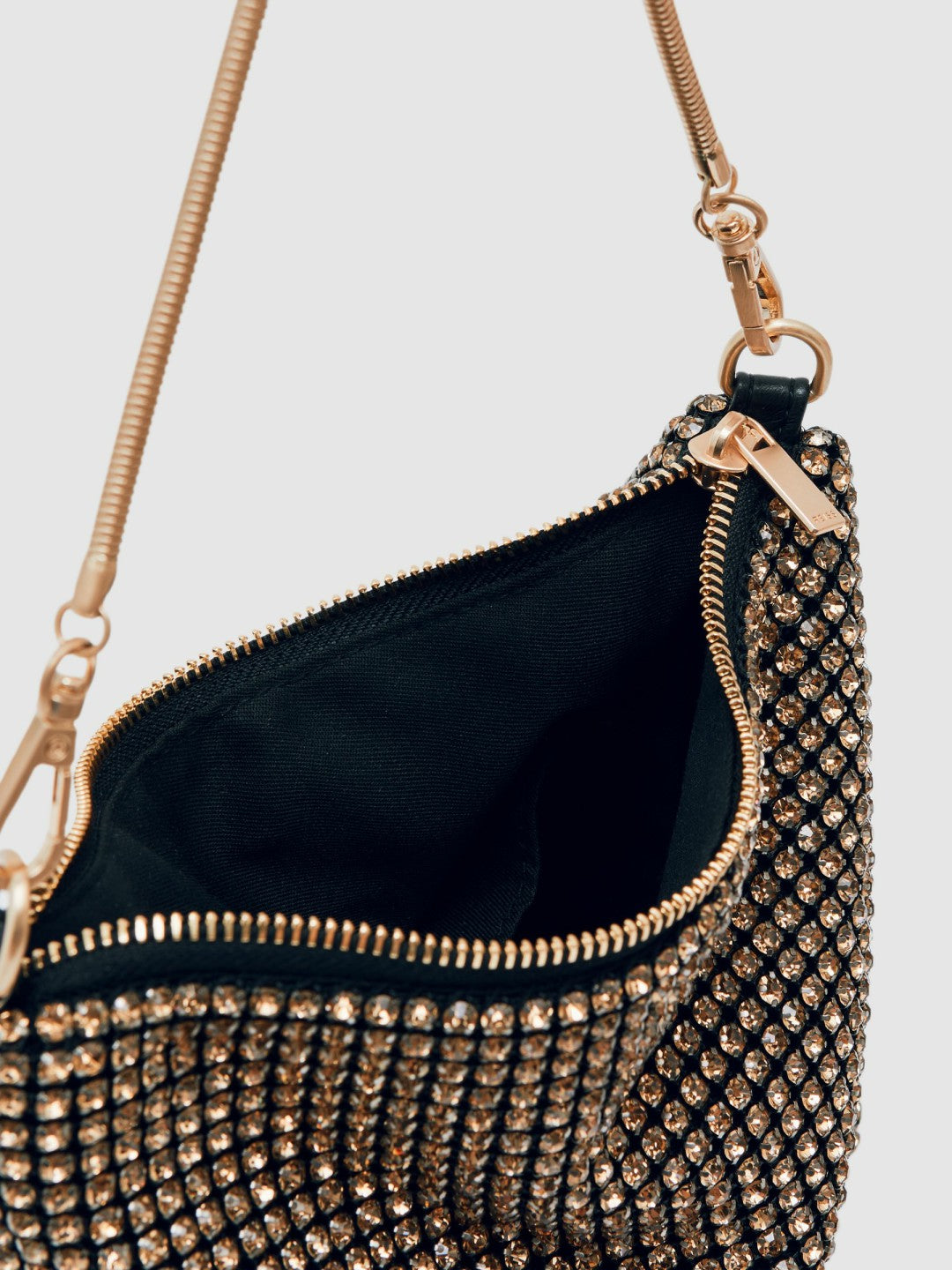 Reiss Popular Choice - Crystal Bracelet Pouch Bag in Gold