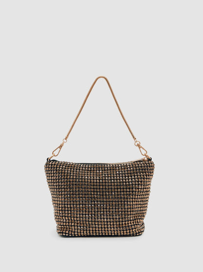 Reiss Popular Choice - Crystal Bracelet Pouch Bag in Gold