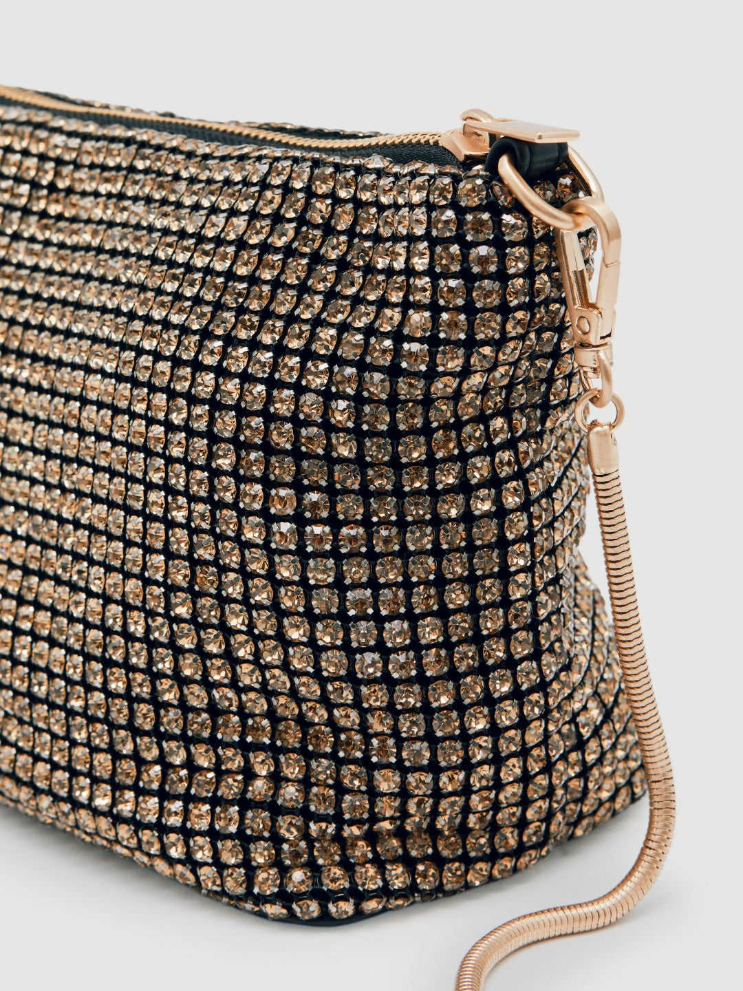 Reiss Popular Choice - Crystal Bracelet Pouch Bag in Gold