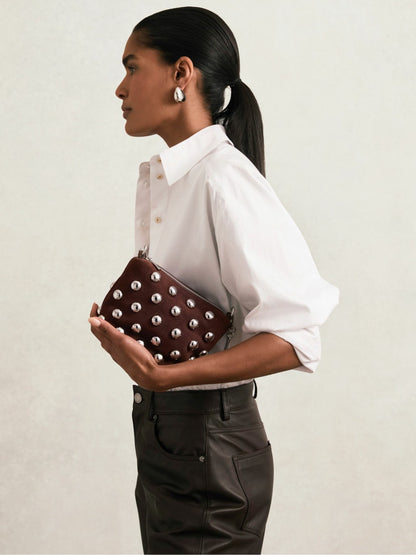 Reiss Popular Choice - Bag in Oxblood