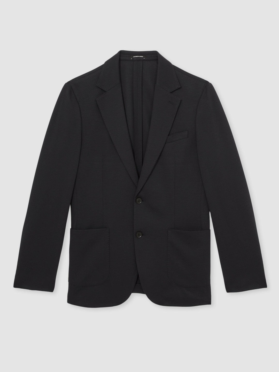 Reiss Popular Choice - Slim-Fit Single-Breasted Jersey Suit Blazer in Navy
