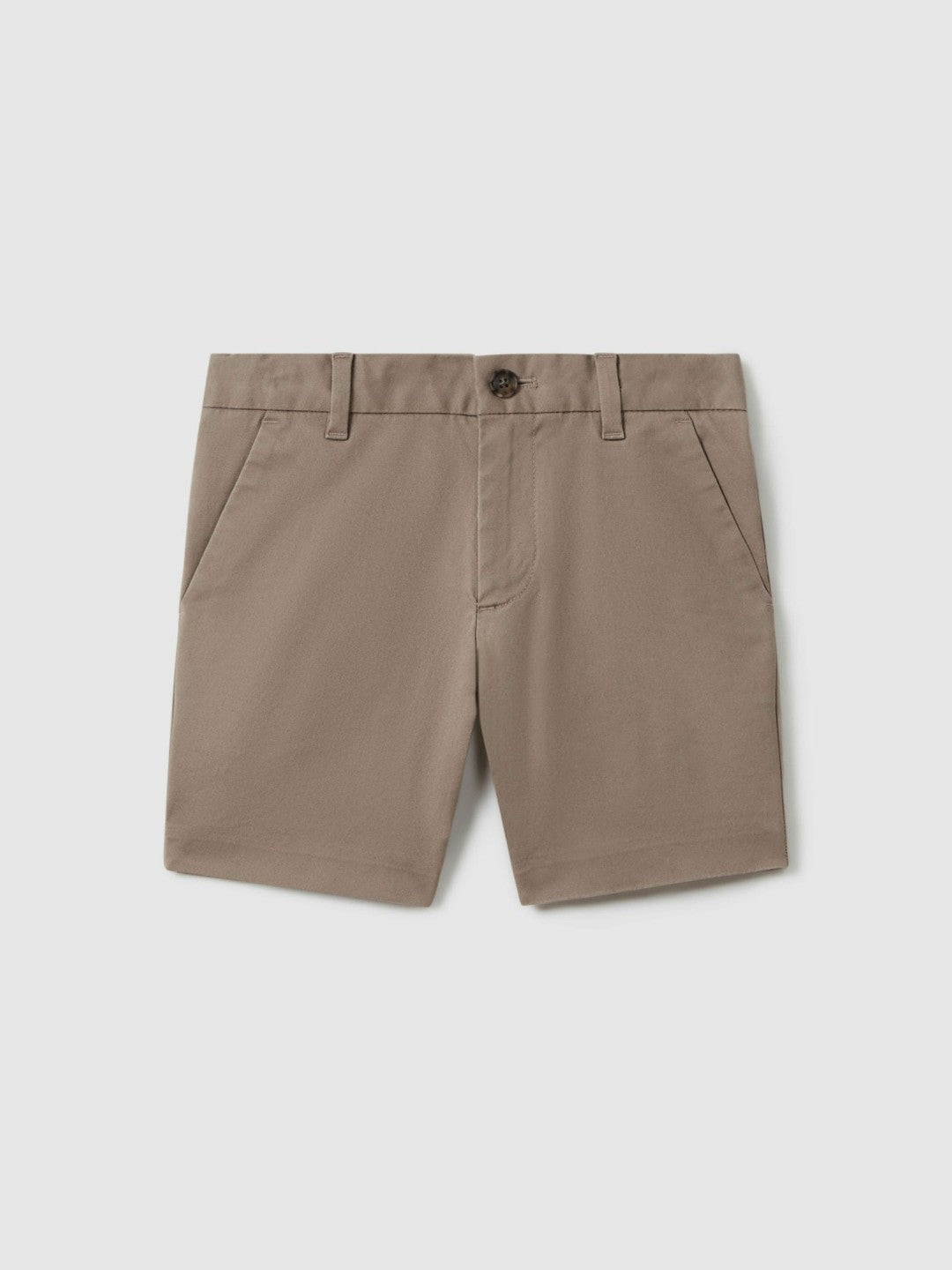 Reiss 3-9 yrs Cotton Chino Shorts with Stretch in Stone
