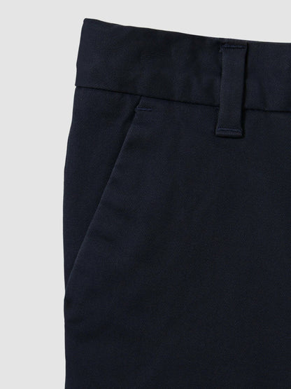 Reiss Value - 9-13 yrs Cotton Chino Shorts with Stretch in Navy