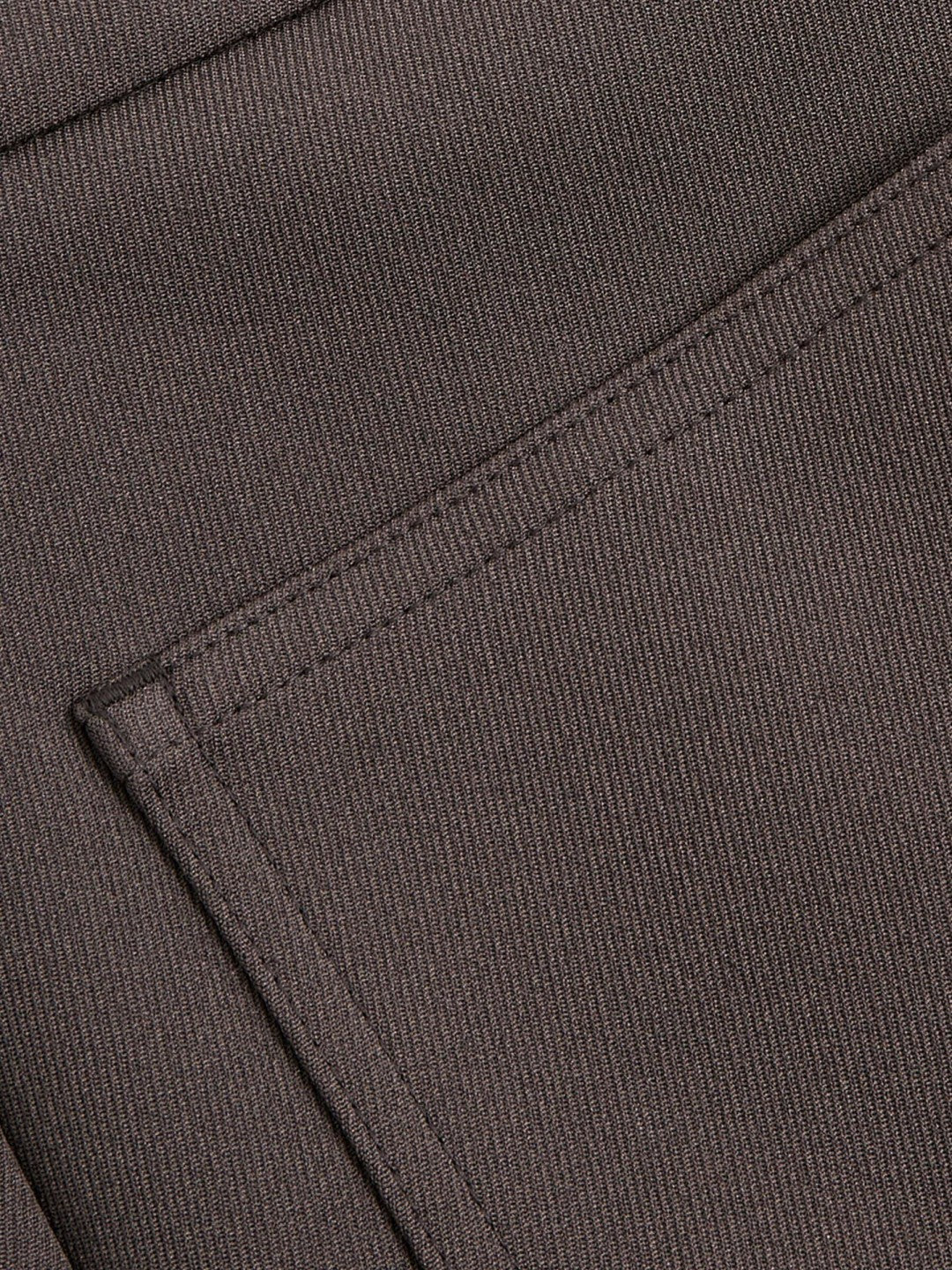 Reiss Twill Patch-Pocket Flared Trousers in Mauve Neutral