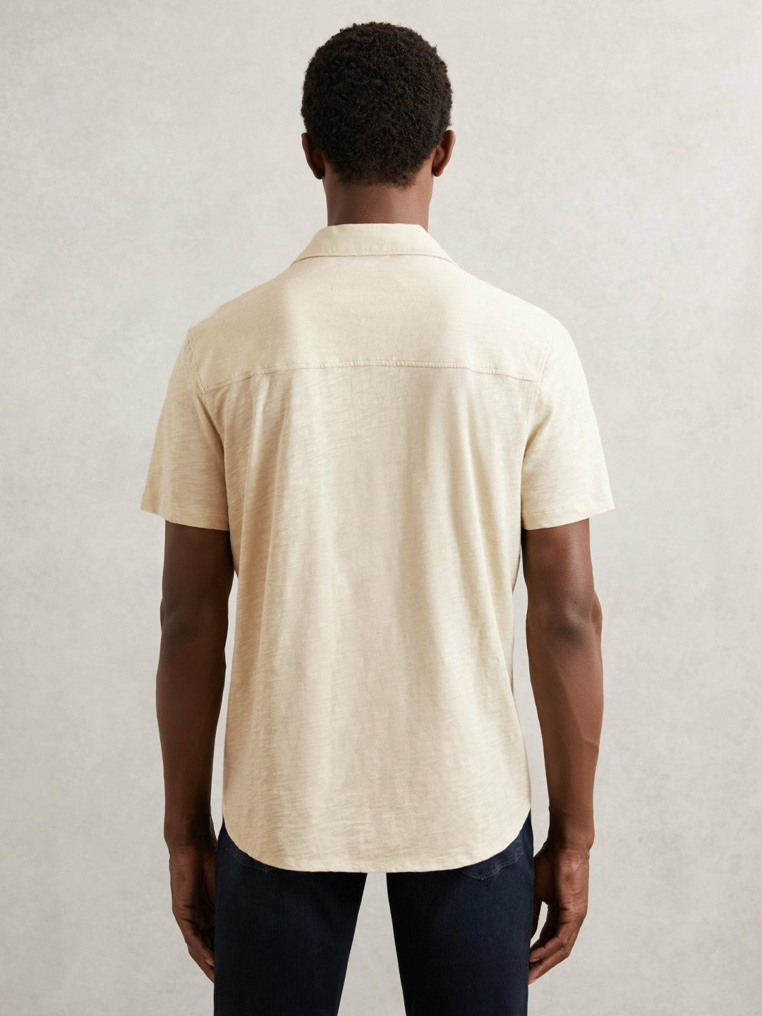 Reiss Offer - Paige Carillo Short Sleeve Shirt in Cream