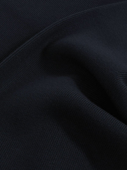 Reiss Popular Choice - Tapered Knitted Trousers in Navy