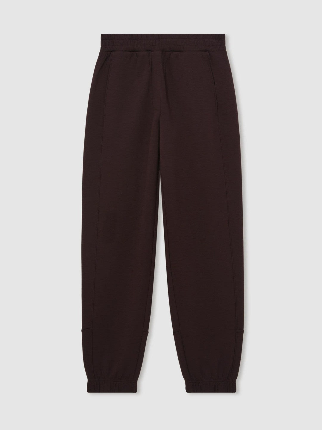Reiss Sale - Tapered Elasticated-Waist Joggers in Plum