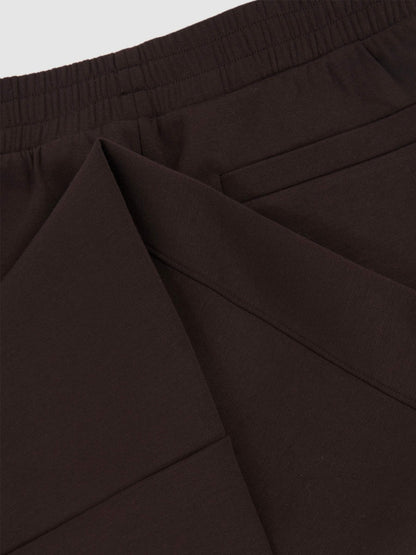 Reiss Sale - Tapered Elasticated-Waist Joggers in Plum