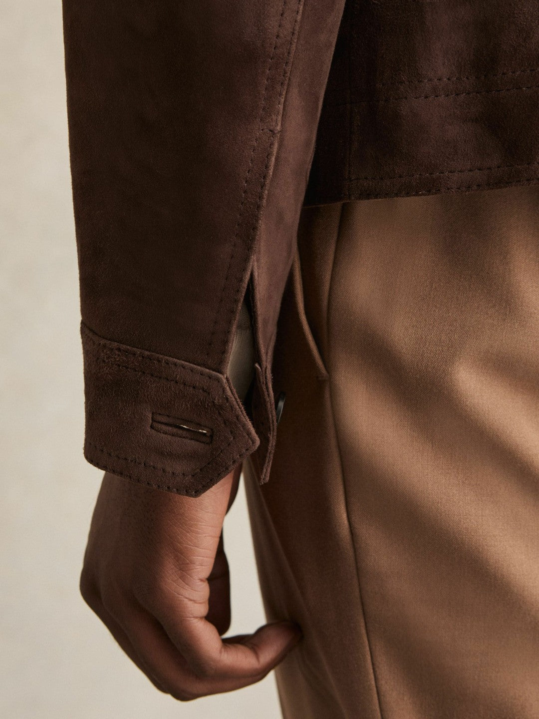 Reiss Value - Jacket in Chocolate Brown