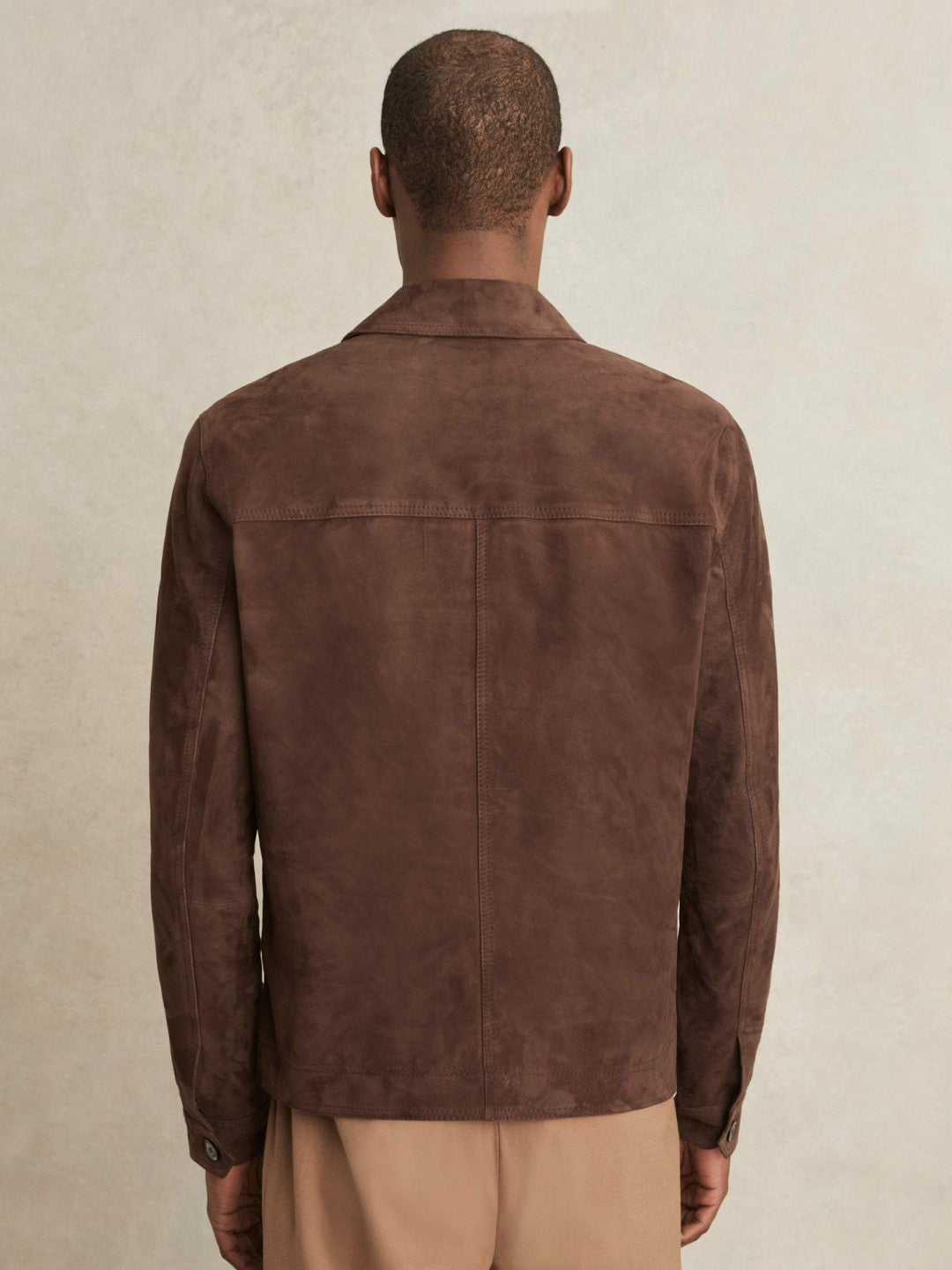 Reiss Value - Jacket in Chocolate Brown