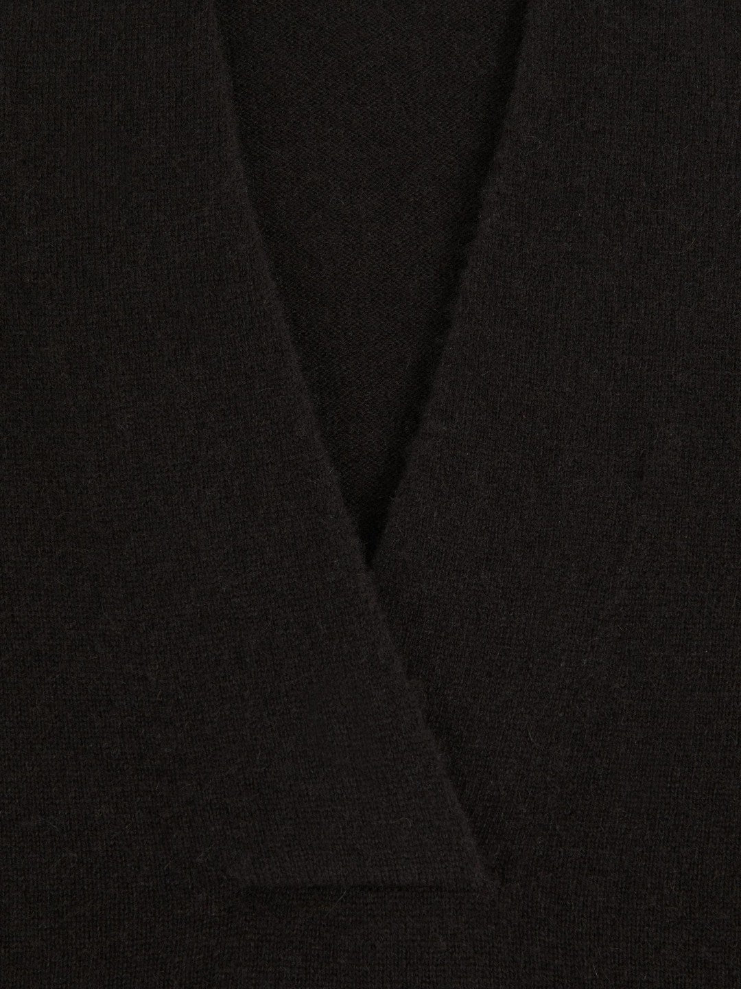 Reiss Cashmere V-Neck Jumper in Chocolate Brown