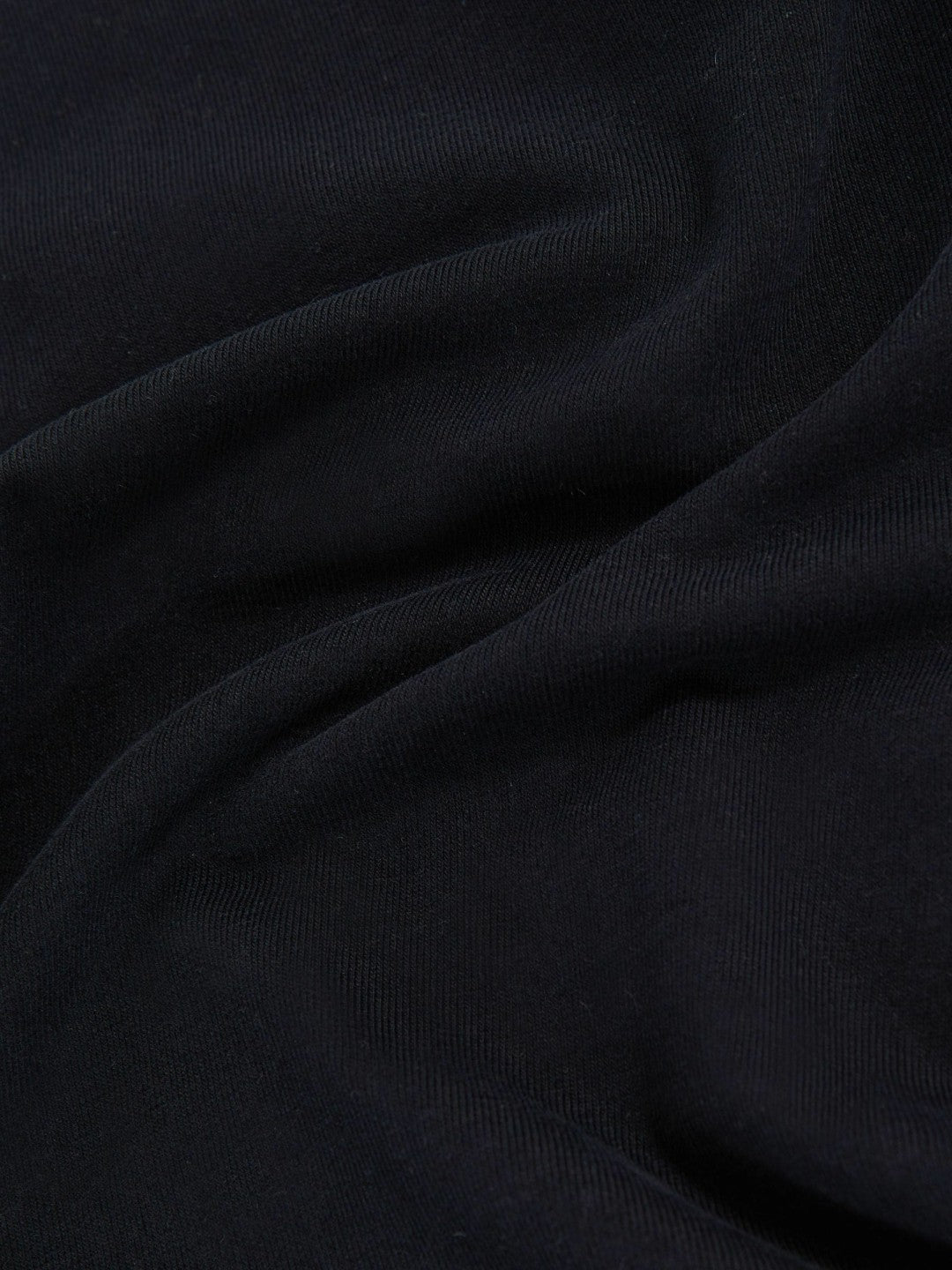 Reiss Cotton Crew-Neck Long-Sleeve T-Shirt With Stretch in Black