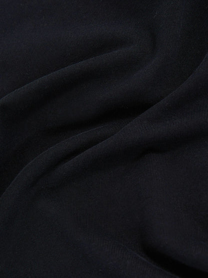 Reiss Cotton Crew-Neck Long-Sleeve T-Shirt With Stretch in Black