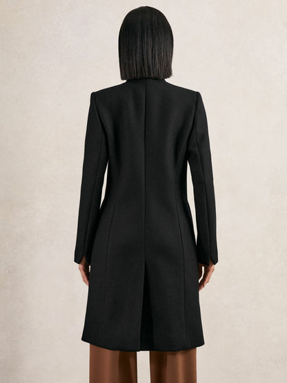 Reiss Deal - Coat in Black