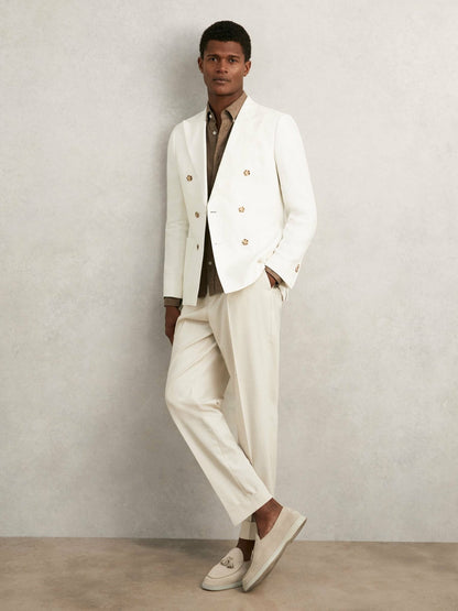 Reiss Best Seller - Suede Tassel Loafers in Light Stone