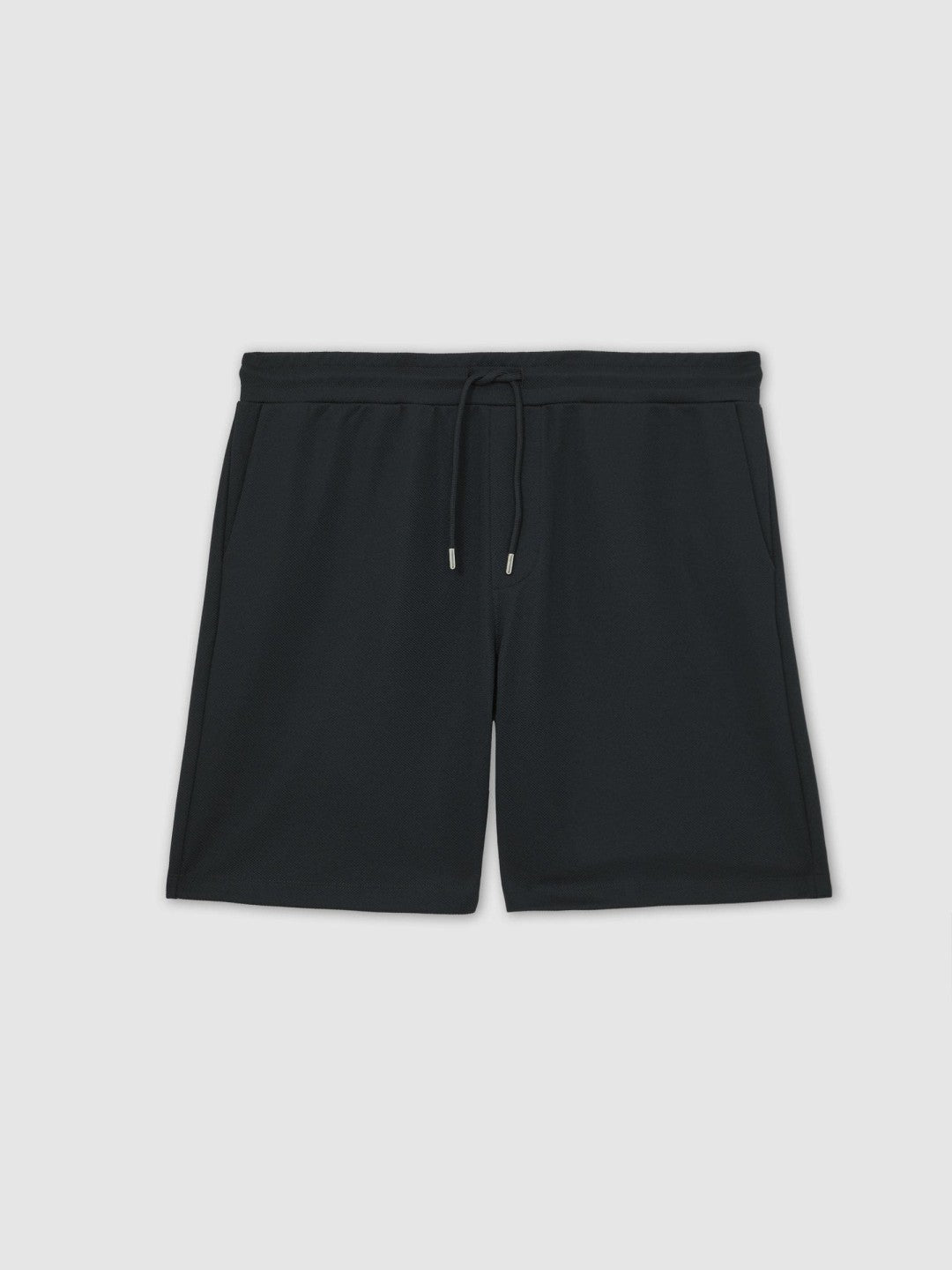 Reiss Offer - Textured Drawstring Shorts in Navy