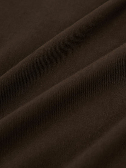 Reiss Offer - Cotton Crew Neck T-Shirt in Coco Brown