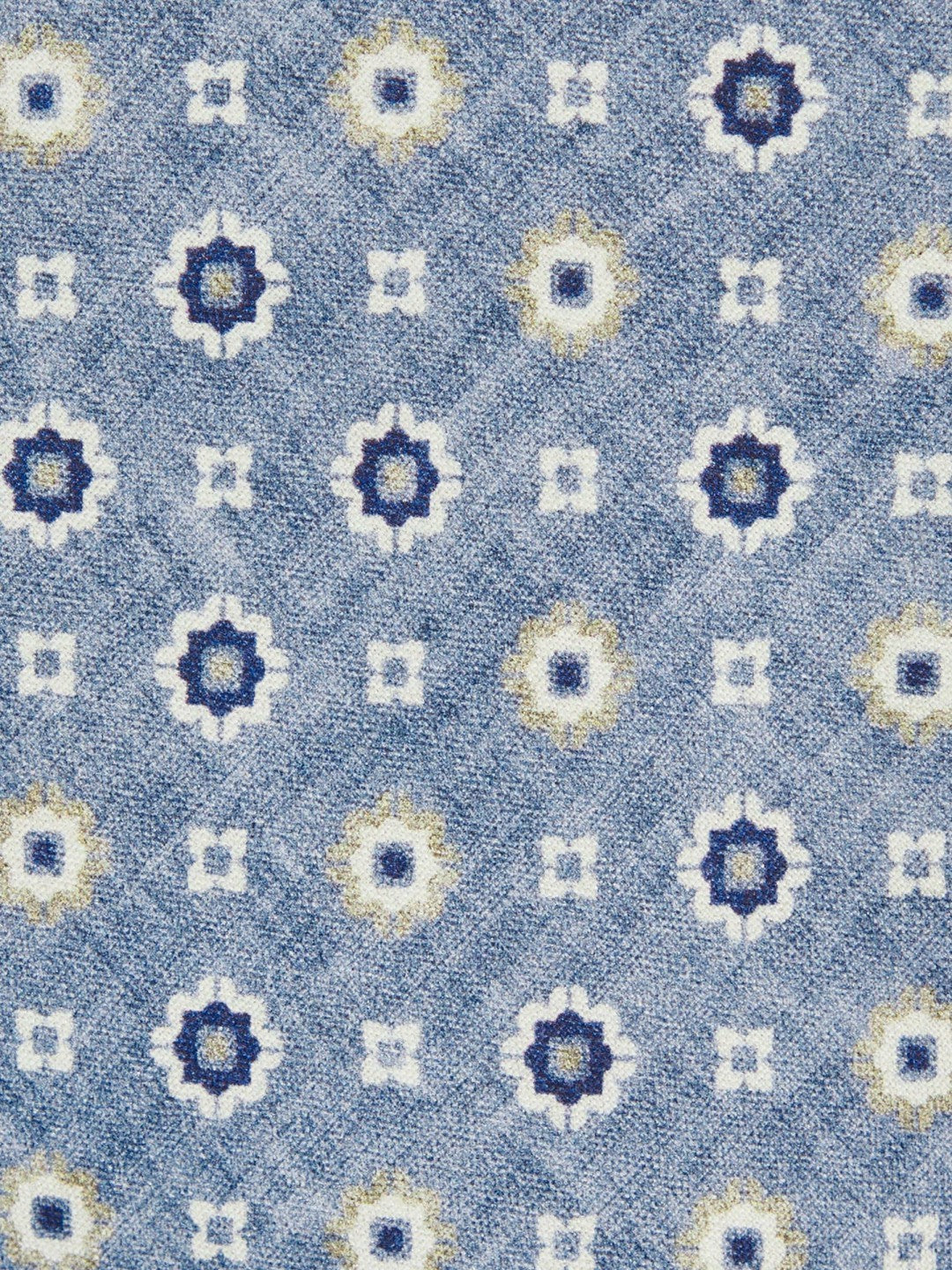 Reiss Affordable - Silk Floral-Medallion Tie in Soft Blue