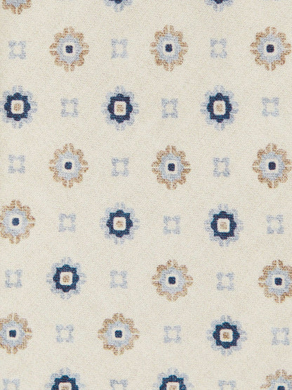 Reiss Offer - Silk Floral-Medallion Tie in Ivory
