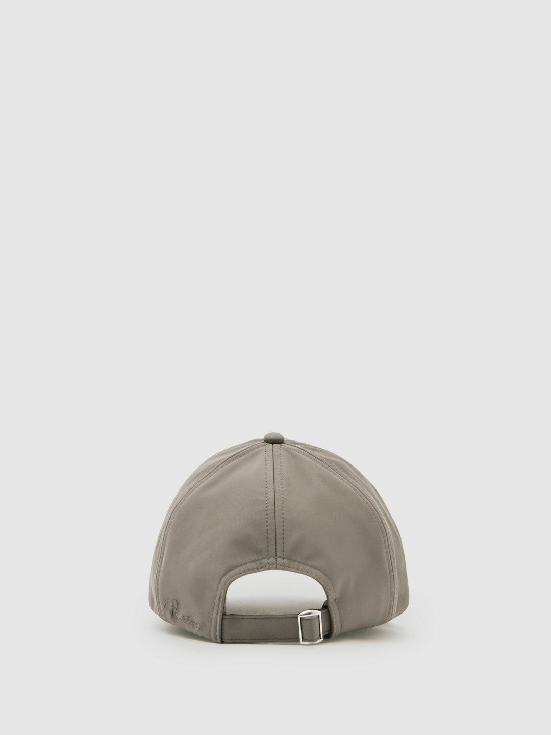 Reiss Value - Embroidered Logo Tech Baseball Cap in Mushroom Brown