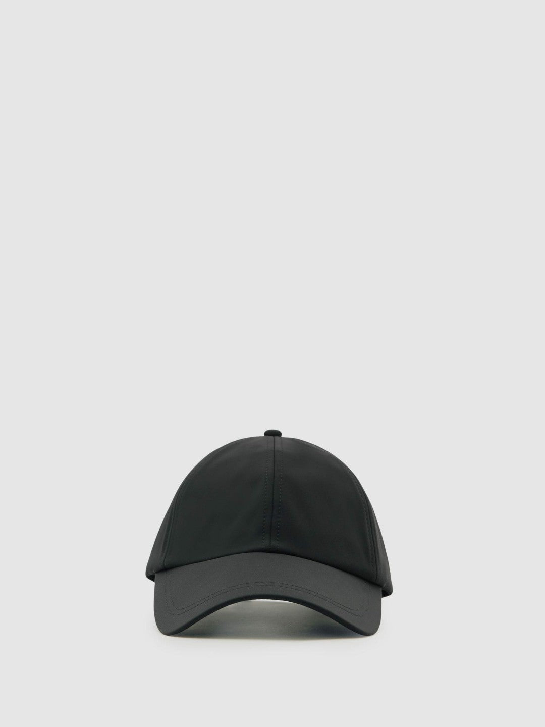 Reiss Deal - Embroidered Logo Tech Baseball Cap in Black