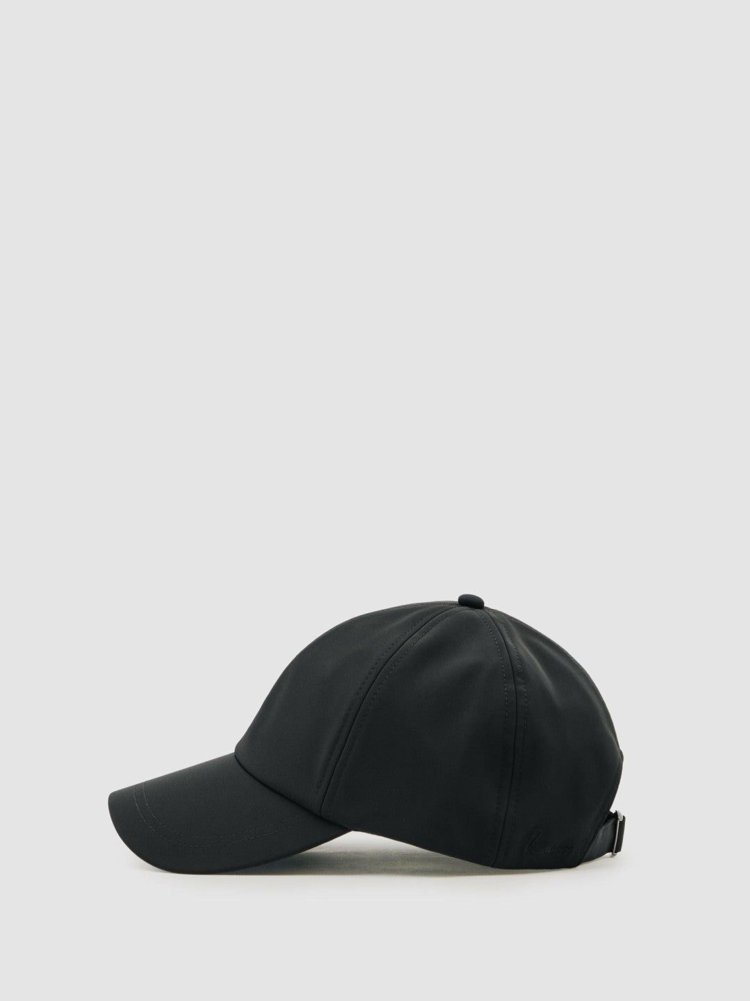 Reiss Deal - Embroidered Logo Tech Baseball Cap in Black