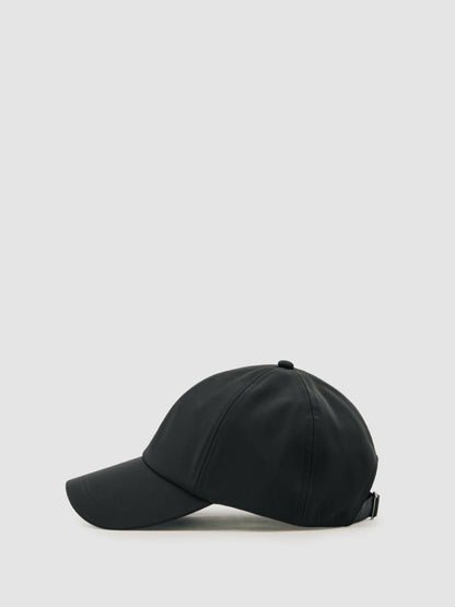 Reiss Deal - Embroidered Logo Tech Baseball Cap in Black