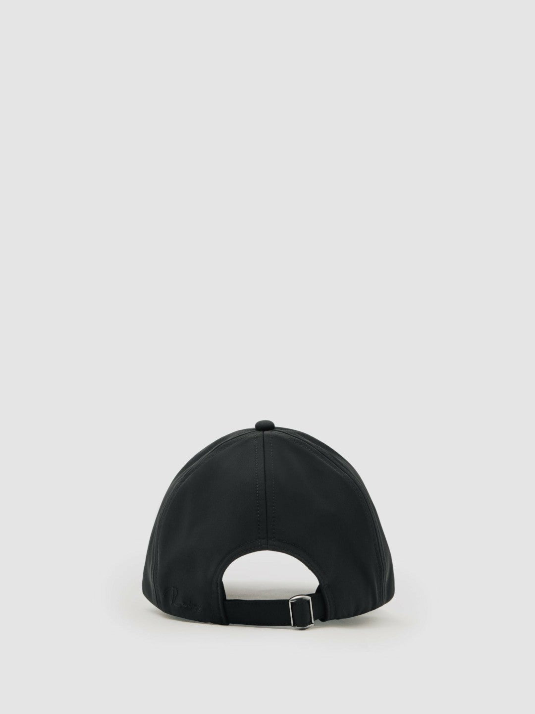 Reiss Deal - Embroidered Logo Tech Baseball Cap in Black