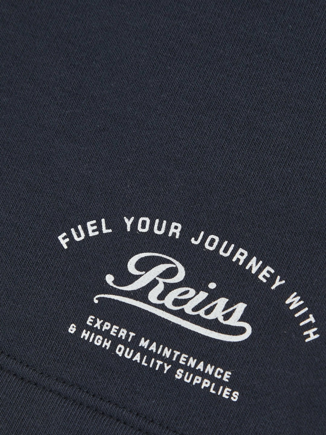 Reiss 9-13 yrs Cotton Blend Motor Cars Sweat Shorts in Washed Blue