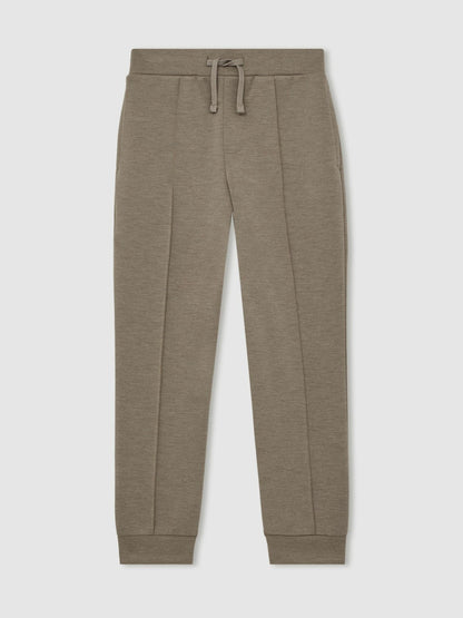 Reiss Savings - 3-9 yrs Interlock Drawstring Joggers in Taupe Brown