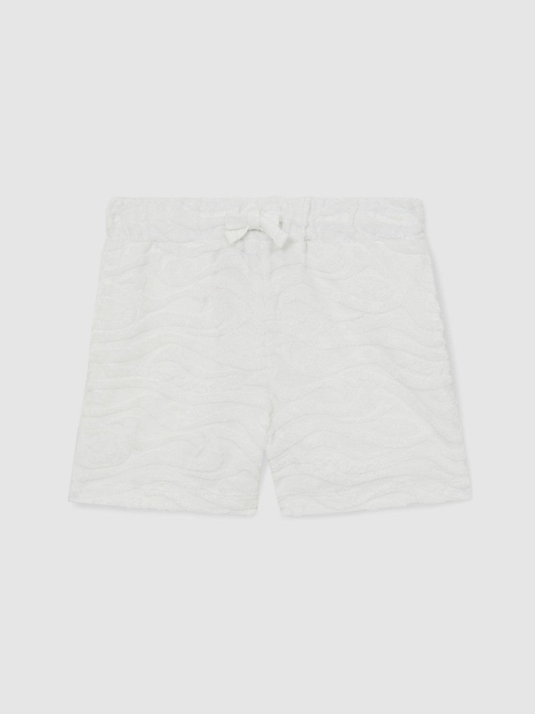 Reiss 9-13 yrs SmileyWorld Wave Texture Shorts in White