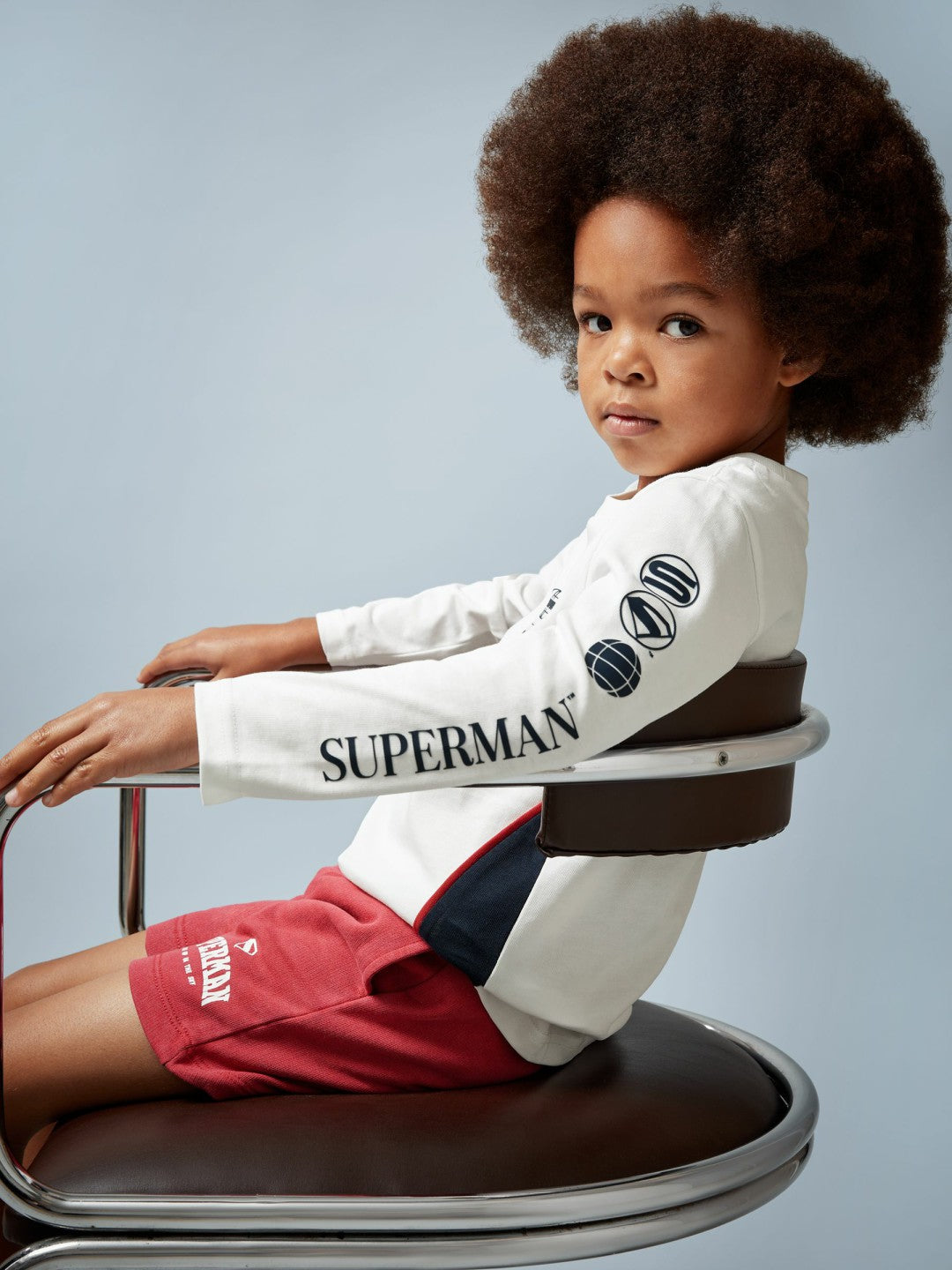 Reiss Affordable - 9-13 yrs Superman Cotton Logo T-Shirt in White