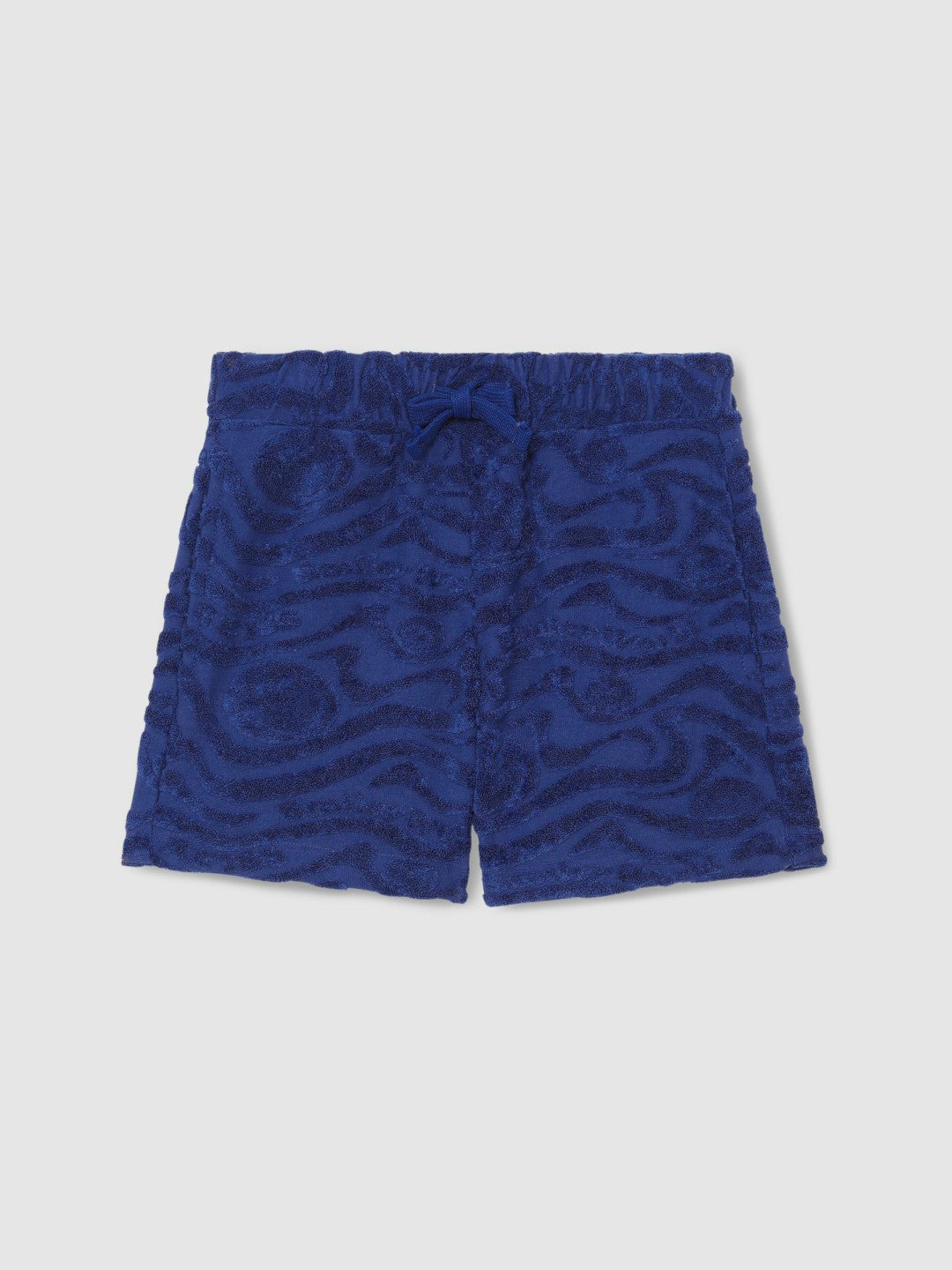 Reiss 3-9 yrs SmileyWorld Wave Texture Shorts in Bright Blue