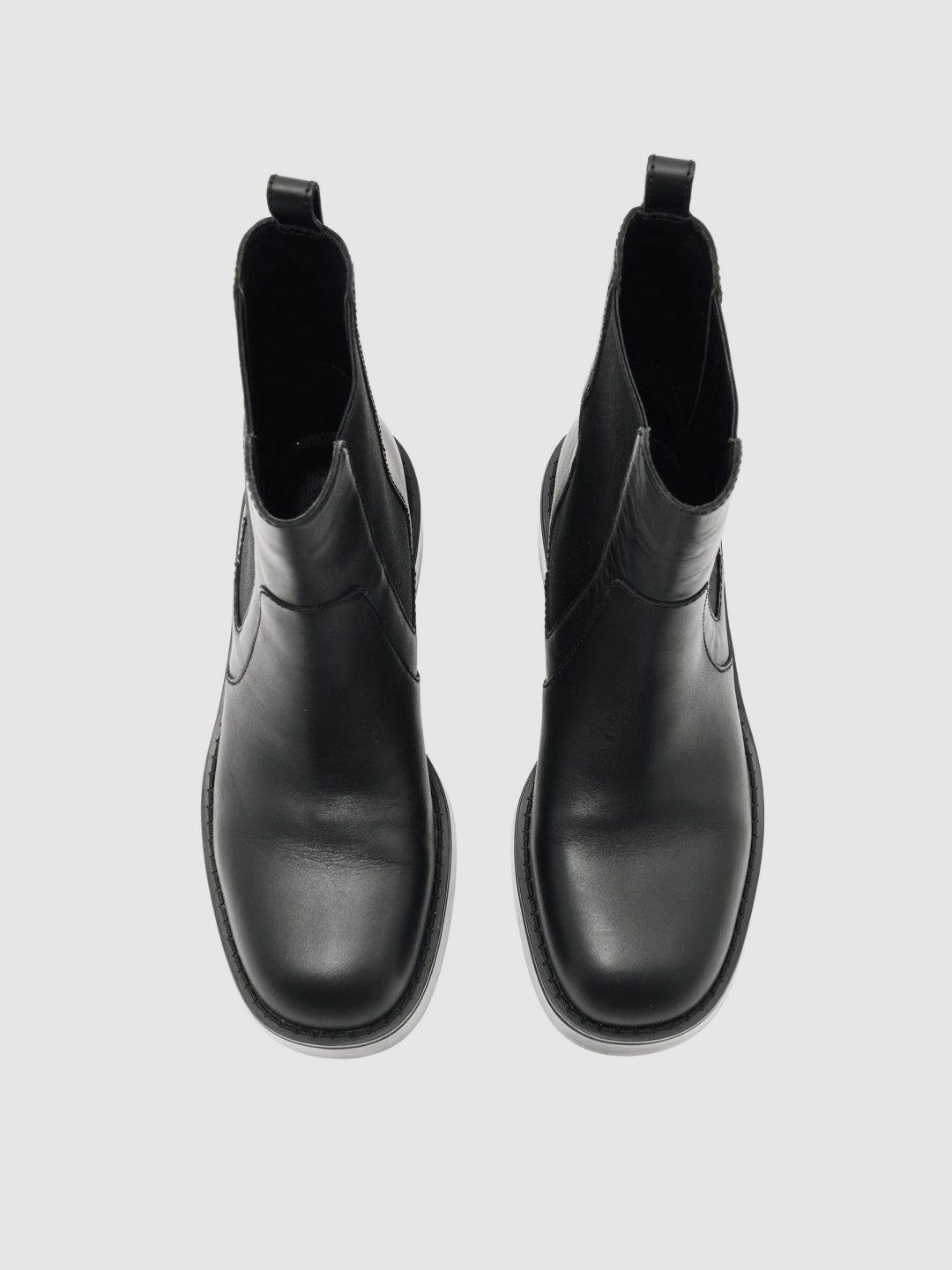 Reiss Sale - Leather Chelsea Boots in Black