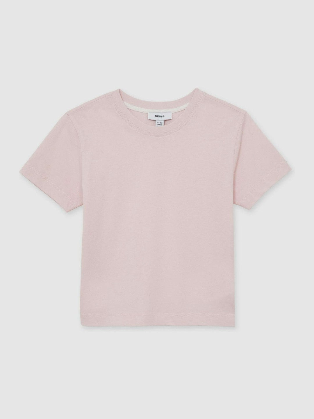 Reiss Affordable - 13-14 yrs Cotton Crew Neck T-Shirt in Pink