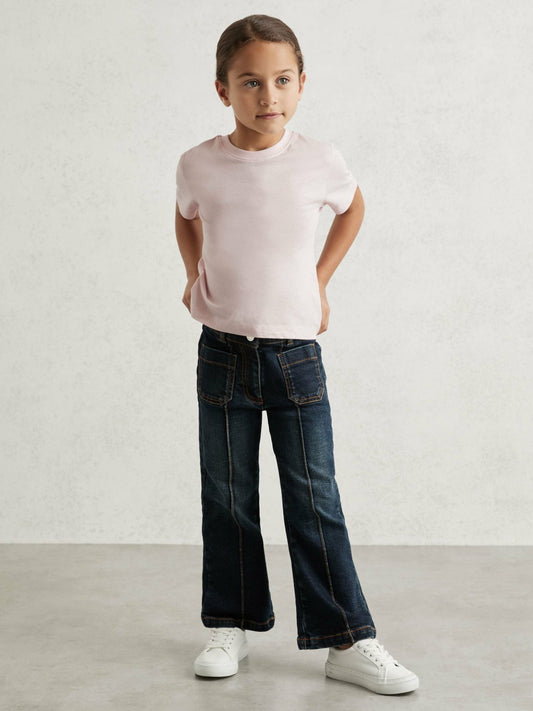 Reiss Deal - 3-9 yrs Cotton Crew Neck T-Shirt in Pink