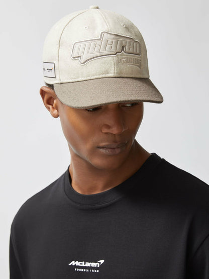 Reiss Savings - McLaren Racing Embroidered Cap Unisex Fit in Stone