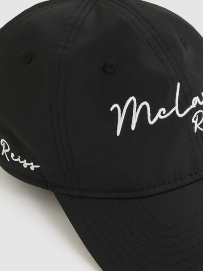 Reiss Value - Unisex Fit McLaren Racing Logo Embroidered Cap in Black