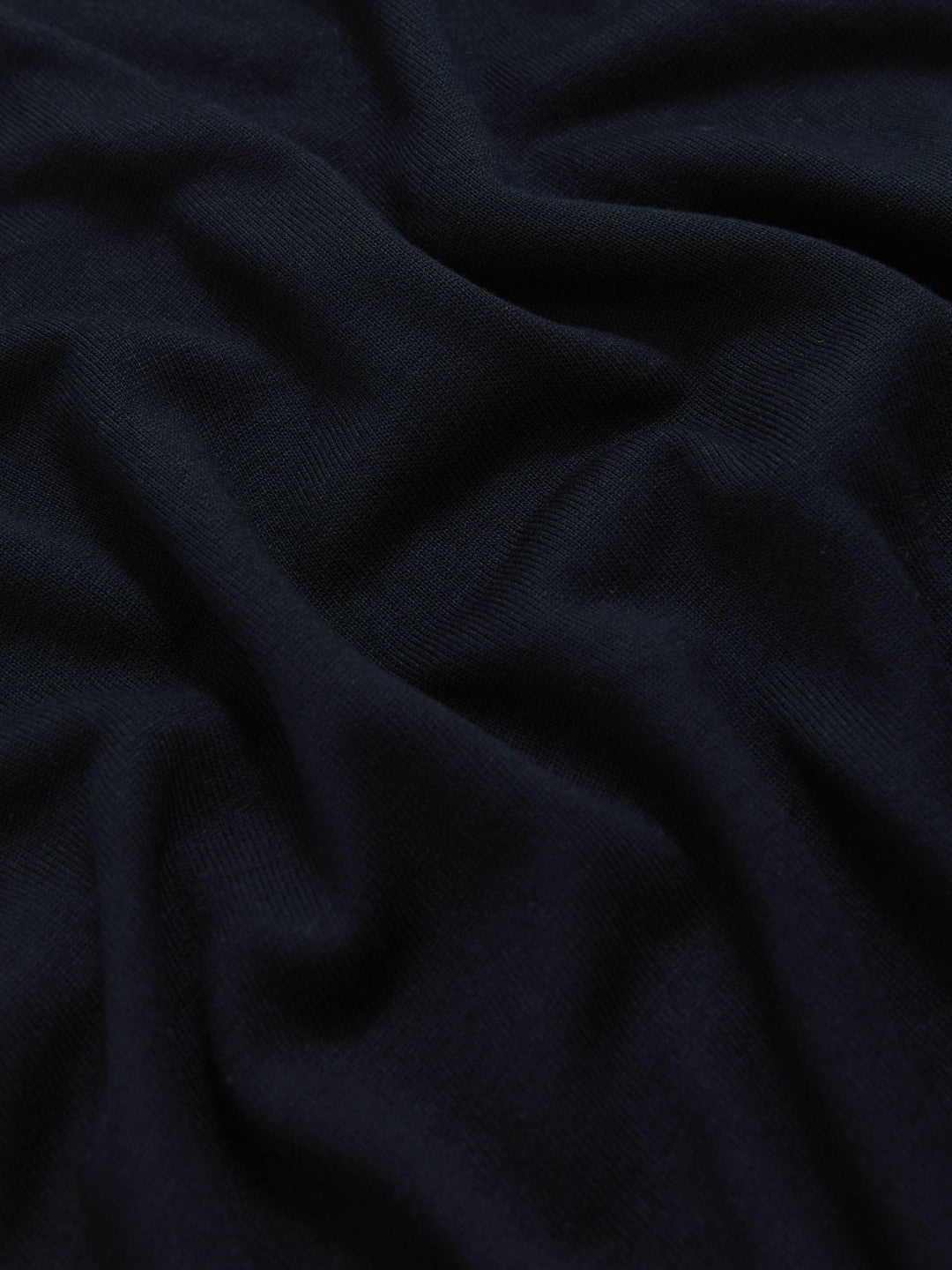 Reiss Jersey V-Neck Top in Navy